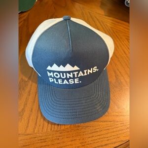 The Classic Blue and White Unisex Trucker Hat